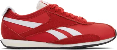 Reebok Red R400 Sneakers In Vector Red/white