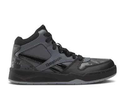 Reebok Bb4500 Court Little Kid 'pure Grey Camo' In Black