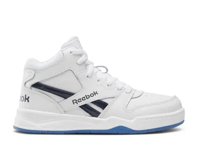 Reebok Bb4500 Court Little Kid 'white Navy Ice' In Multi