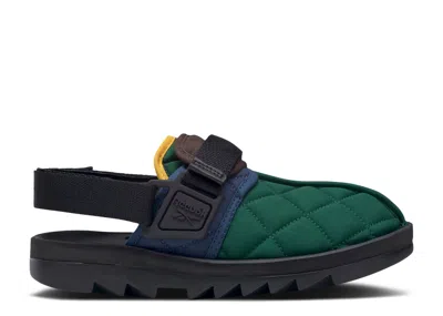 Reebok Beatnik Sandal 'batik Blue Dark Brown' In Green