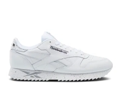 Reebok Classic Leather Ripple 'footwear White' In Black