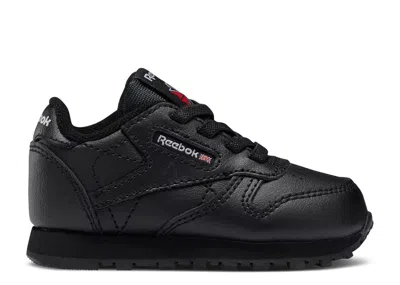 Reebok Babies'   Classic Leather Toddler 'triple Black'