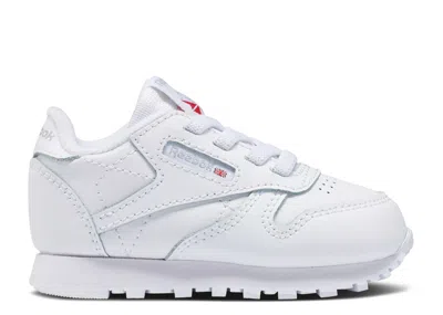 Reebok Babies'   Classic Leather Toddler 'triple White'