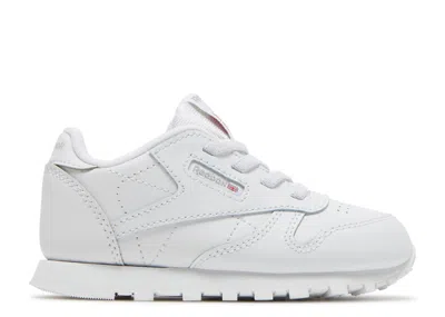 Reebok Babies'   Classic Leather Toddler 'triple White'