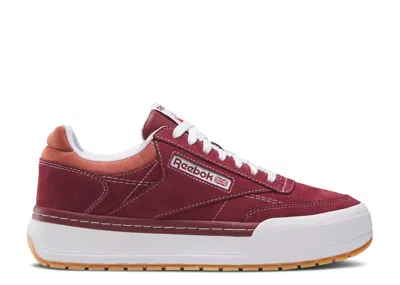 Reebok Club C Megacourt 'rich Maroon' In Red