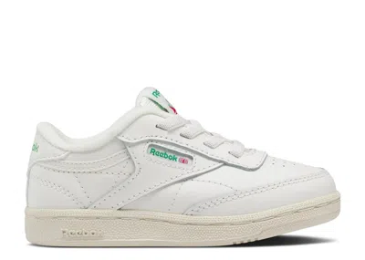 Reebok Babies'   Club C Toddler 'chalk Glen Green' In White