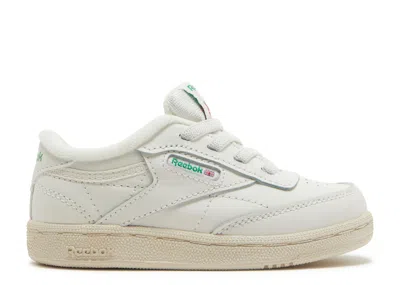 Reebok Babies'   Club C Toddler 'chalk Glen Green' In White