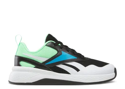 Reebok Babies'   Nano Play Little Kid 'black Green Glow' In Silver
