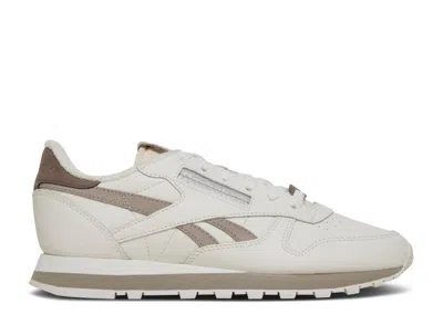 Reebok Wmns Classic Leather 'chalk Ash Utility Brown' In White