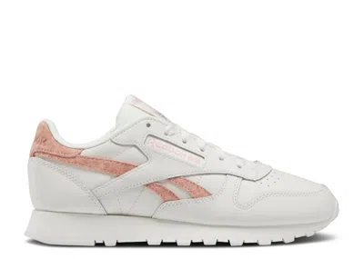 Reebok Wmns Classic Leather 'chalk Aura Orange' In White