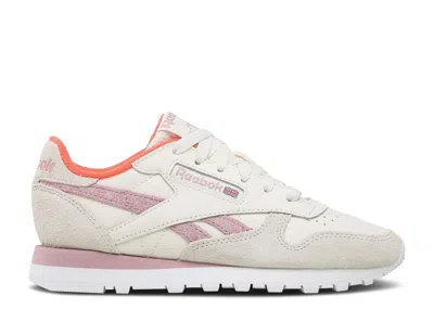 Reebok Wmns Classic Leather 'chalk Infused Lilac' In White