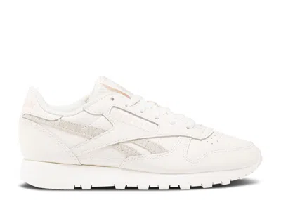 Reebok Wmns Classic Leather 'chalk Possibly Pink' In White