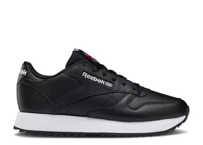 Reebok Wmns Classic Leather Ripple 'black White'
