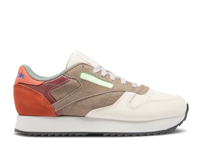 Reebok Wmns Classic Leather Ripple 'ceramic Pink Multi' In Brown