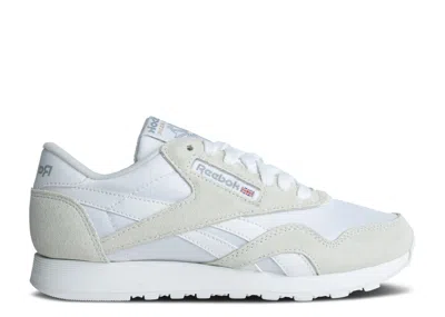 Reebok Wmns Classic Nylon 'steely Fog' In White