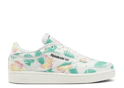 Reebok Wmns Club C 85 'beach Floral Print' In White