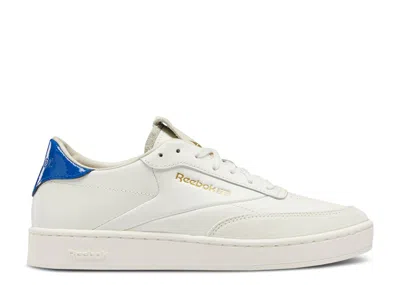 Reebok Wmns Club C Clean 'chalk Vector Blue' In White