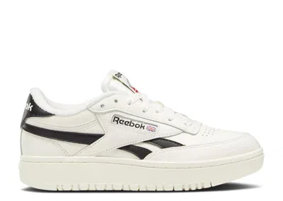 Reebok Wmns Club C Double 'chalk Black' In White