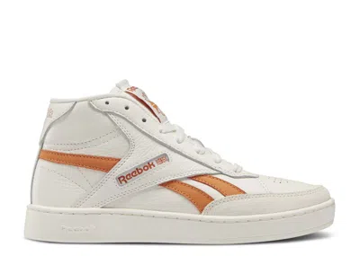 Reebok Wmns Club C Form High 'chalk Burnt Orange' In White