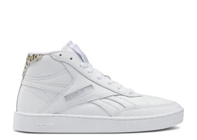 Reebok Wmns Club C Form High 'white Leopard'