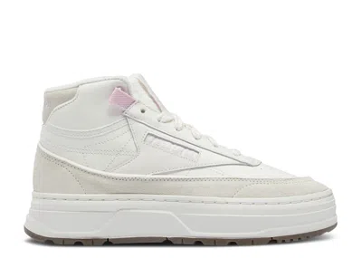 Reebok Wmns Club C Geo Mid 'chalk' In White