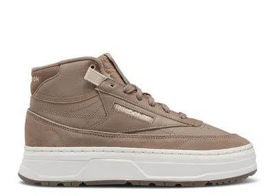Reebok Wmns Club C Geo Mid 'taupe' In Brown