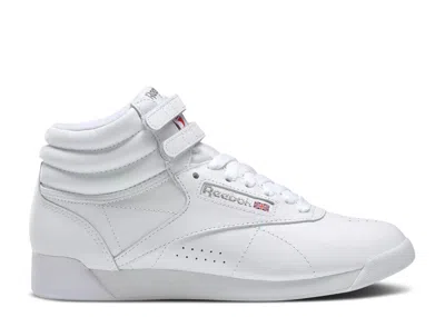 Reebok Wmns Freestyle High 'white Silver'