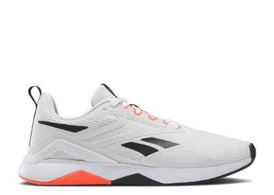 Reebok Wmns Nanoflex Tr 2 'white Black Orange Flare'