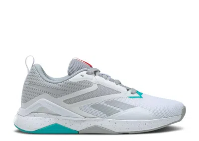Reebok Wmns Nanoflex Tr 2.0 'pure Grey Classic Teal' In Gray