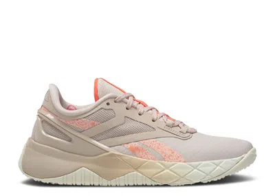 Reebok Wmns Nanoflex Tr 'soft Ecru Orange Flare' In Brown