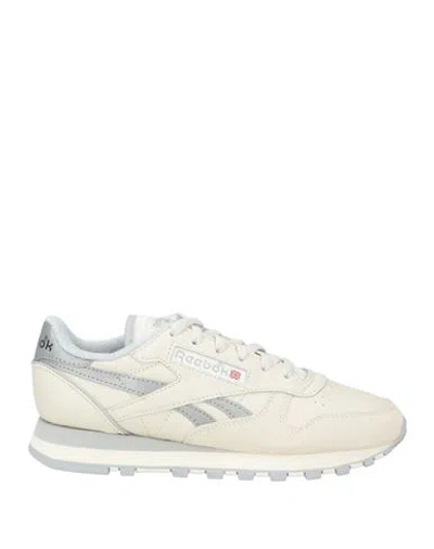 Reebok Reserve Man Sneakers Ivory Size 4.5 Leather In White