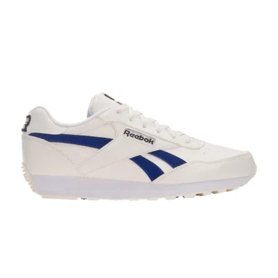 Pre-owned Reebok Rewind Run 'chalk Classic Cobalt' | Cream | Men's Size 13 In White