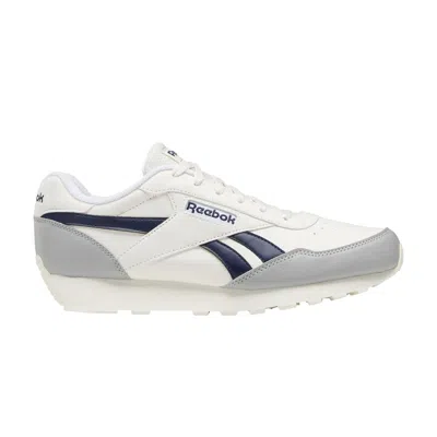 Pre-owned Reebok Rewind Run 'chalk Vector Navy' In White