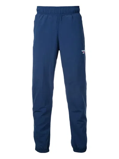 Reebok Ribbed Cuff Track Pants In Blue