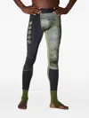 Reebok Rnf Ankle-lock Leggings In Multi