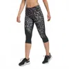 Reebok Running Capri Tights Leggings In Black In Black