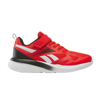 Pre-owned Reebok Rush Runner 6.0 Elastic Lace Top Strap Little Kid 'rival Red' | Kid's Size 2