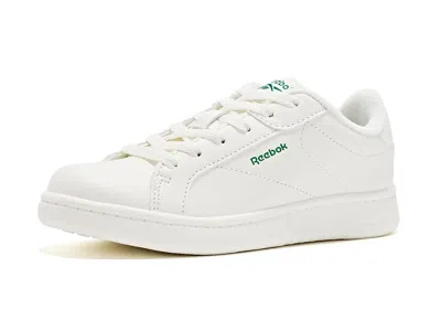 Reebok Shadoray (little Kid/big Kid) Kid's Shoes Chalk/glen Green: 4.5 Big Kid M, Leather/synthetic In Neutral