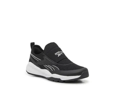 Reebok Shadow Flux Slipon Sneaker Kids' In Black/white