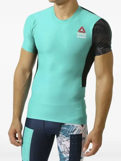 Reebok Short-sleeve Compression T-shirt In Blue