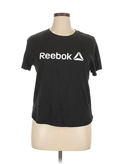 Pre-owned Reebok Short Sleeve T-shirt In Black