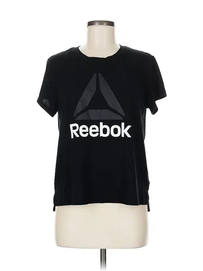 Pre-owned Reebok Short Sleeve T-shirt In Black