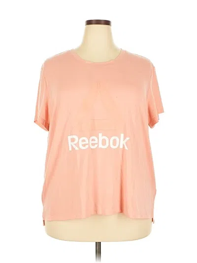 Pre-owned Reebok Short Sleeve T-shirt In Orange