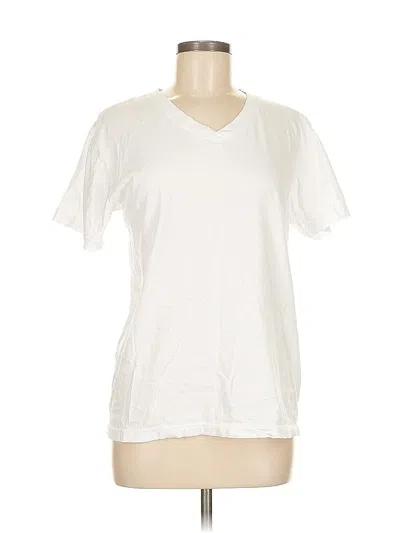 Pre-owned Reebok Short Sleeve T-shirt In White