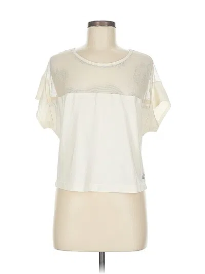 Pre-owned Reebok Short Sleeve T-shirt In White
