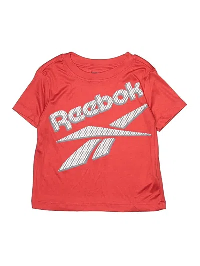 Pre-owned Reebok Kids' Short Sleeve Top Red Tops