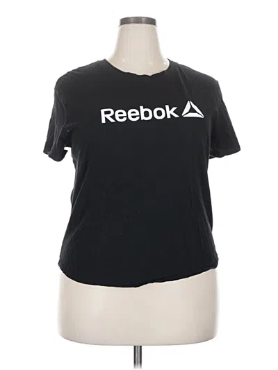 Pre-owned Reebok Short Sleeve T-shirt In Black