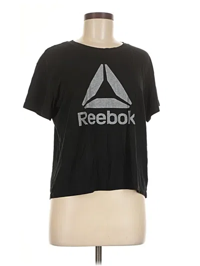 Pre-owned Reebok Short Sleeve T-shirt In Black
