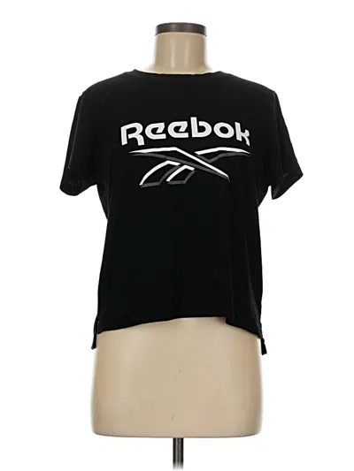 Pre-owned Reebok Short Sleeve T-shirt In Black