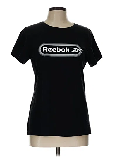 Pre-owned Reebok Short Sleeve T-shirt In Black
